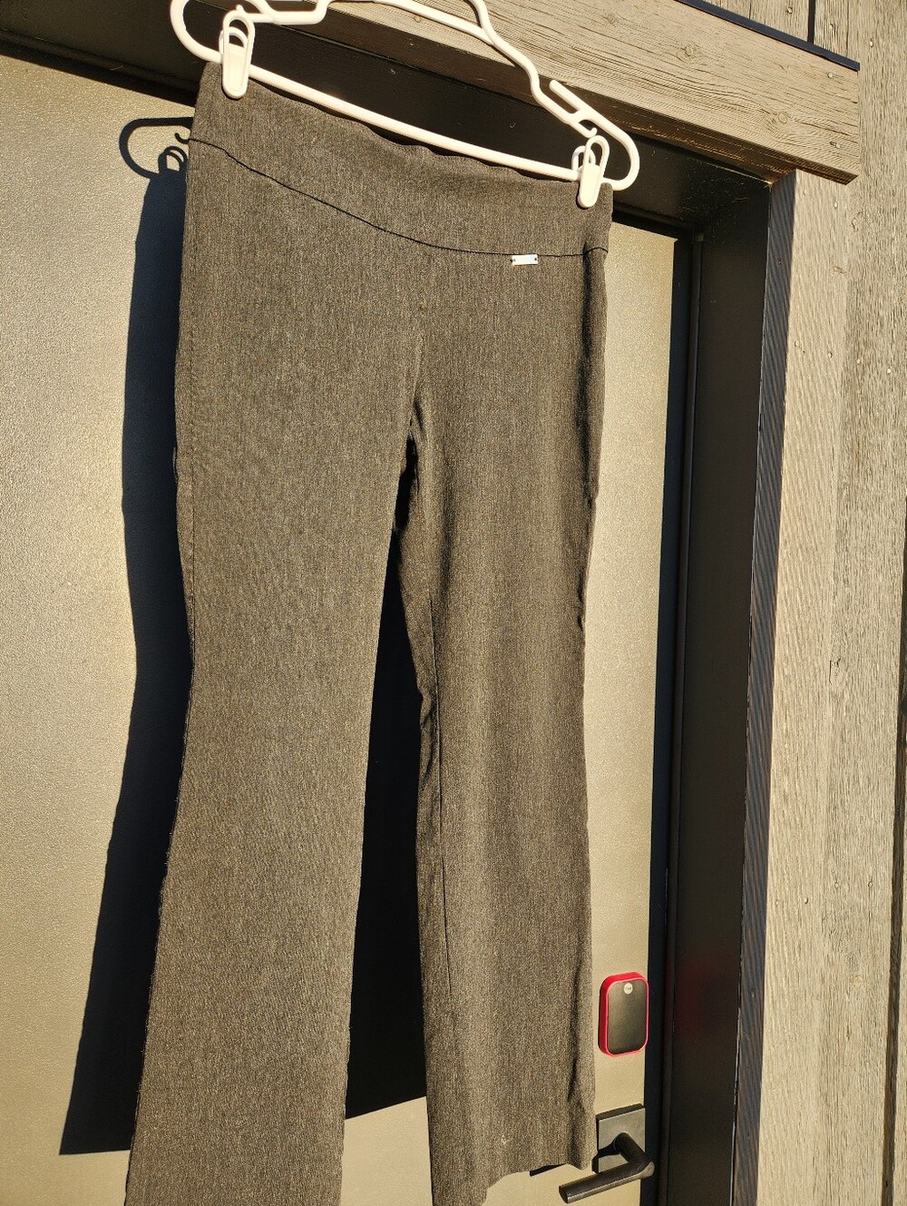 INC Women's Gray Knit Boitcut Pants